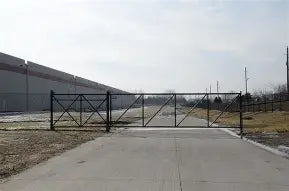 Black Chain Link Fence System