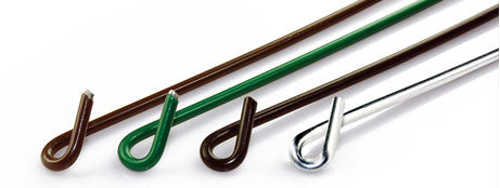 Aluminum Pretied Tie Wires - 6" x 9 Gauge | 100 Pcs per Bag